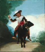 Francisco de Goya del carnero Cartones para tapices oil painting